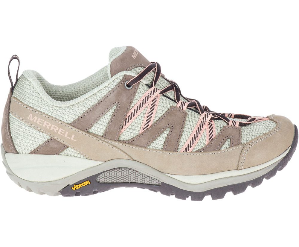 Buty Trekkingowe Merrell Damskie Szare - Siren Sport 3 Wide Width - 276591-DZU